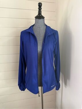 Blue Merrell Opti-Wick Lightweight Zip Up Jacket